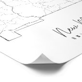 New Mexico Minimal Street Map Poster (Hoek)