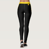 New Mexico mode leggings, N Mexico Vlag / sport Leggings (Achterkant)