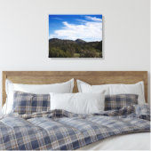 New Mexico Mountain Landschap Kleur 16x20 Canvas Afdruk (Insitu (Slaapkamer))