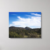 New Mexico Mountain Landschap Kleur 16x20 Canvas Afdruk (Voorkant)