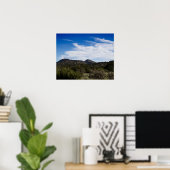 New Mexico Mountain Landschap Kleur 16x20 Poster (Thuiskantoor)