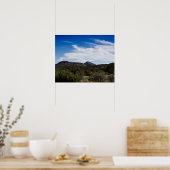 New Mexico Mountain Landschap Kleur 16x20 Poster (Keuken)