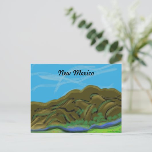 New Mexico Mountains Briefkaart (Staand voorkant)
