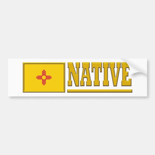 New Mexico Native Bumpersticker (Voorkant)