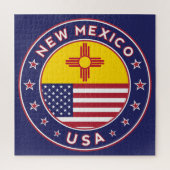 New Mexico, New Mexico sticker, telefooncase Legpuzzel (Verticaal)