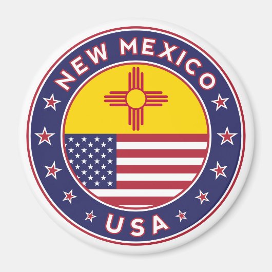 New Mexico, New Mexico sticker, telefooncase Magneet (Voorkant)