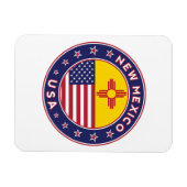 New Mexico, New Mexico sticker, telefooncase Magneet (Horizontaal)