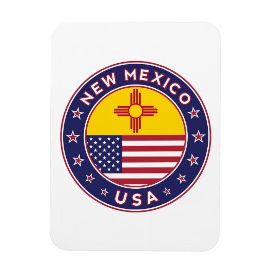 New Mexico, New Mexico sticker, telefooncase Magneet (Verticaal)
