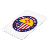 New Mexico, New Mexico sticker, telefooncase Magneet (Linkerzijde)
