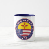New Mexico, New Mexico sticker, telefooncase Mok (Midden)