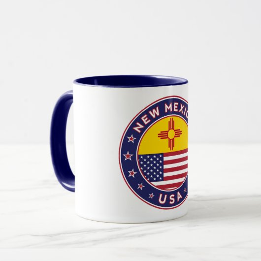 New Mexico, New Mexico sticker, telefooncase Mok (Voorkant links)