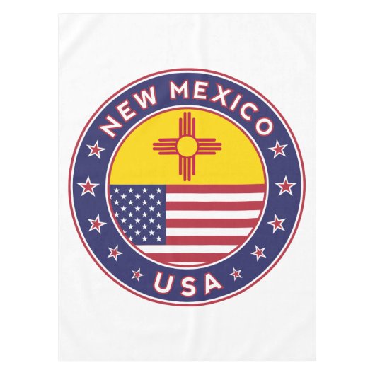 New Mexico, New Mexico sticker, telefooncase Tafelkleed (Voorkant)