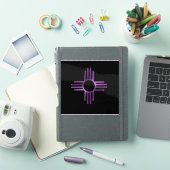 New Mexico Paarse Zia Zon  Sticker (iPad Cover)