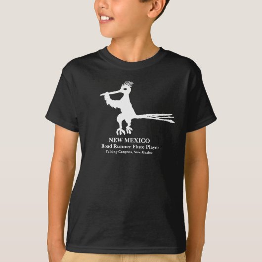 New Mexico Petroglyph Road Runner T-shirt (Voorkant)