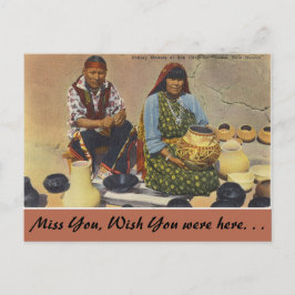 New Mexico, Pottery Makers, San Ildefonso Pueblo Briefkaart
