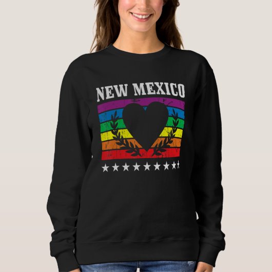New Mexico Pride Flag Pride Month LGBTQ Flag LGBT  Trui (Voorkant)