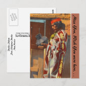 New Mexico, Pueblo Indian, San Ildefonso Pueblo Briefkaart (Voorkant / Achterkant)