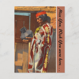 New Mexico, Pueblo Indian, San Ildefonso Pueblo Briefkaart