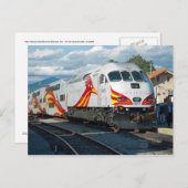 New Mexico Rail Runner Express in Santa Fe Briefkaart (Voorkant / Achterkant)