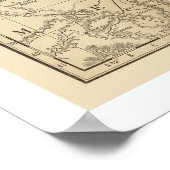 New Mexico Railroad Map 1879 Poster (Hoek)