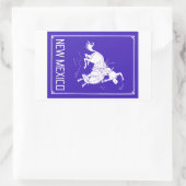 New Mexico Rechthoekige Sticker (Tas)