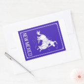 New Mexico Rechthoekige Sticker (Envelop)