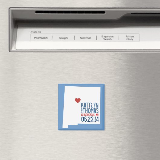 New Mexico Red de datum -  stad Magneet (Insitu (Vaatwasser))