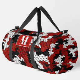 New Mexico Red & Silver Camo Printed  Plunjezak