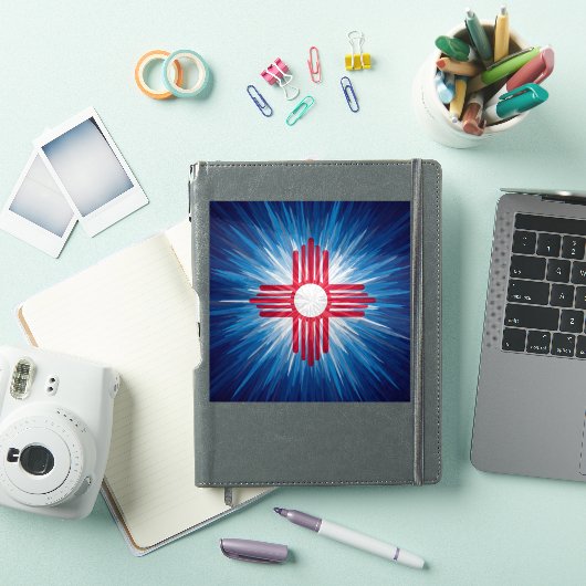 New Mexico Red White and Blue  Sticker (iPad Cover)