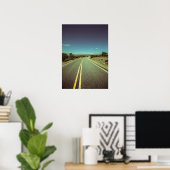 New Mexico Road Trip Landscape Foto Poster (Thuiskantoor)