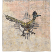 New Mexico Roadrunner Douchegordijn (Voorkant)