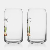 New Mexico Roadrunner having a beverage Blikvorm Glas (Links)