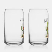 New Mexico Roadrunner met een drankje Blikvorm Glas (Rechts)