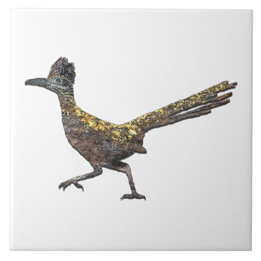 New Mexico Roadrunner Tegeltje (Voorkant)