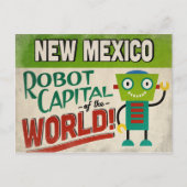 New Mexico Robot - Funny  Briefkaart (Voorkant)