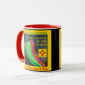 New Mexico Rode of Groene Chili Coffee Cup Mok (Voorkant links)