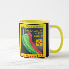 New Mexico Rode of Groene Chili Coffee Cup Mok