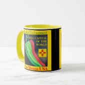 New Mexico Rode of Groene Chili Coffee Cup Mok (Voorkant links)