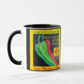 New Mexico Rode of Groene Chili Coffee Cup Mok (Links)