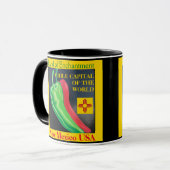 New Mexico Rode of Groene Chili Coffee Cup Mok (Voorkant links)