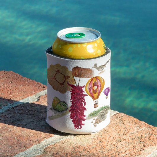 New Mexico Rood Chili Pinõn Zia Hete Luchtballon Blikjeskoeler (Insitu Zwembad)