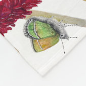 New Mexico Rood Chili Pinõn Zia Hete Luchtballon Fleece Deken (Hoek)