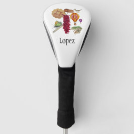 New Mexico Rood Chili Pinõn Zia Hete Luchtballon Golfheadcover