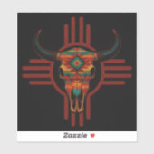 New Mexico Rood  Sticker (Vel)