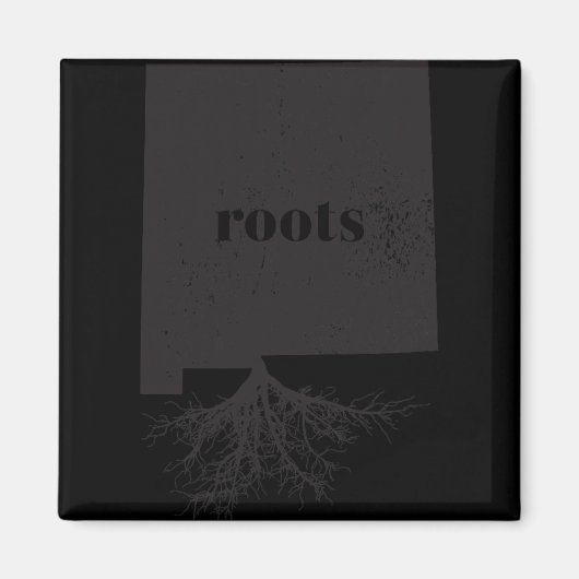 New Mexico Roots State Map Shirt Home Love Pride G Magneet (Voorkant)