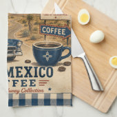 New Mexico Route 66 Coffee Zuidwest Theedoek (Quarter Fold)