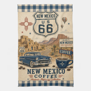 New Mexico Route 66 Coffee Zuidwest Theedoek