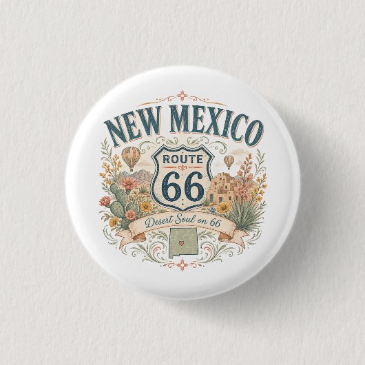 New Mexico Route 66 Desert Soul Speldje (Voorkant)