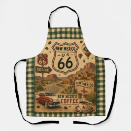 New Mexico Route 66 Enchanted Café Road Schort