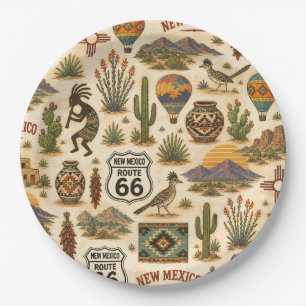 New Mexico Route 66 Feest Mesa Papieren Bordje